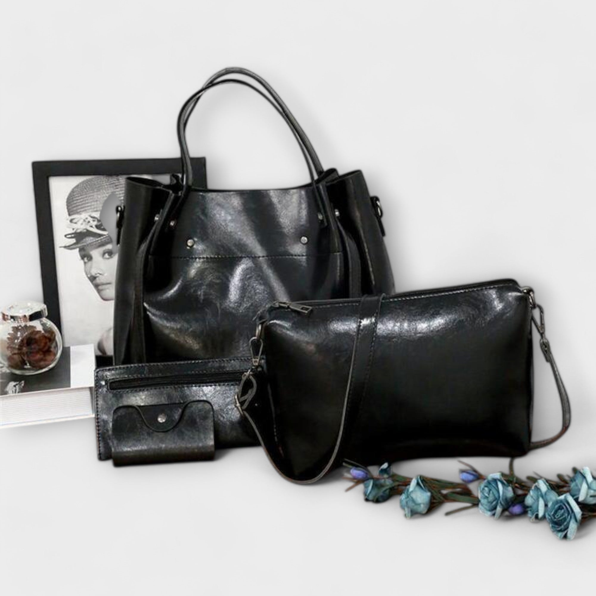 Azura – Vintage tas set van 4 stuks