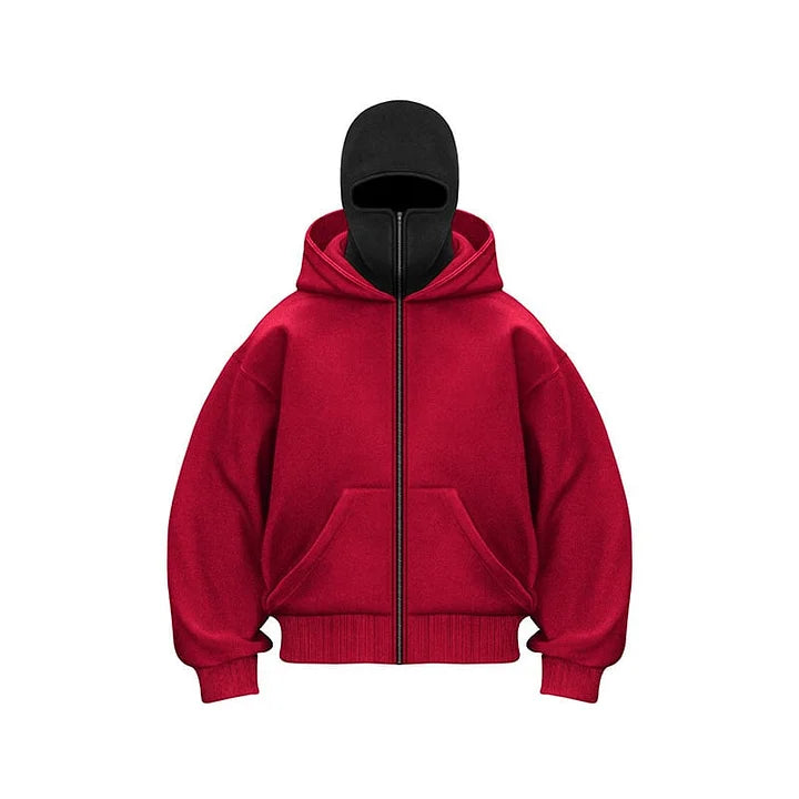 Modieuze tweelaagse hoodie met capuchon