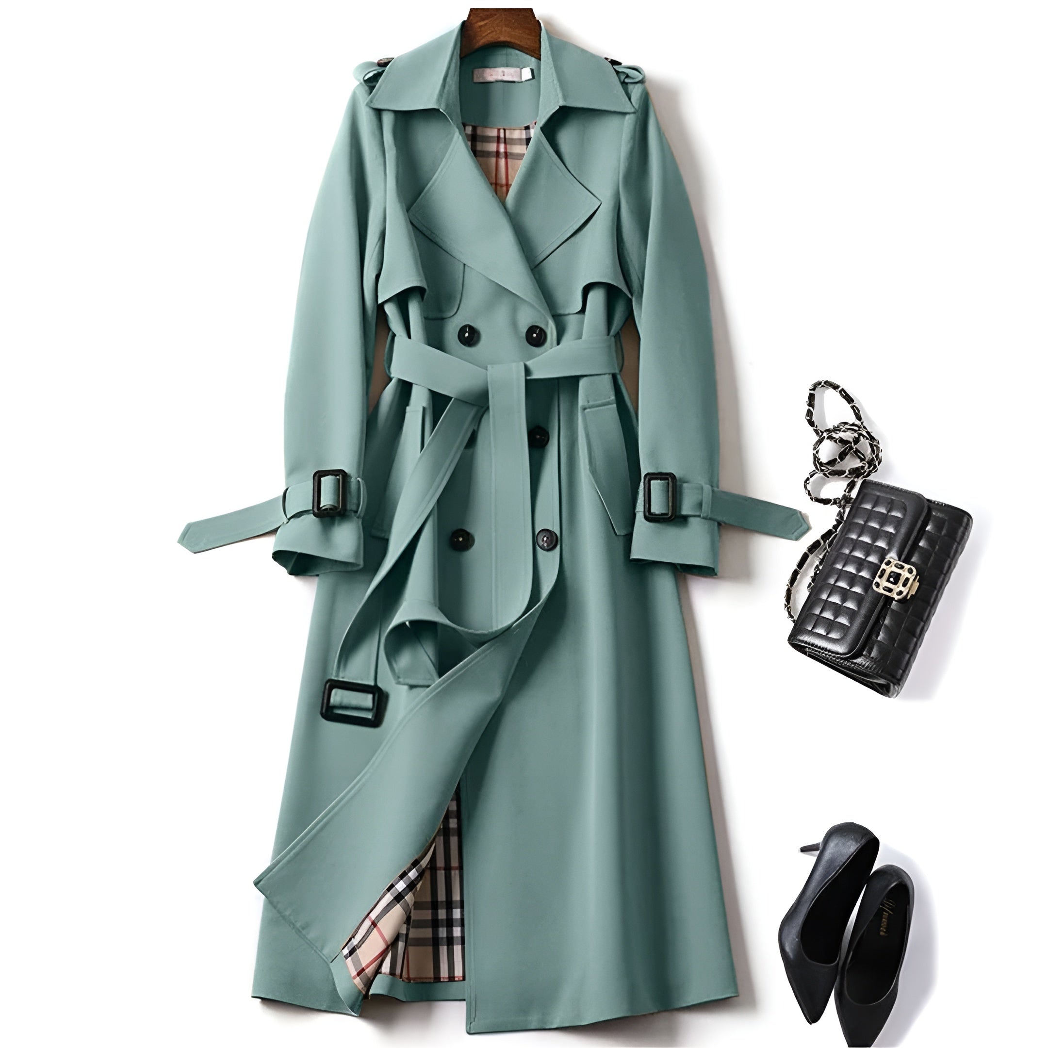 Tijdloze elegante trenchcoat