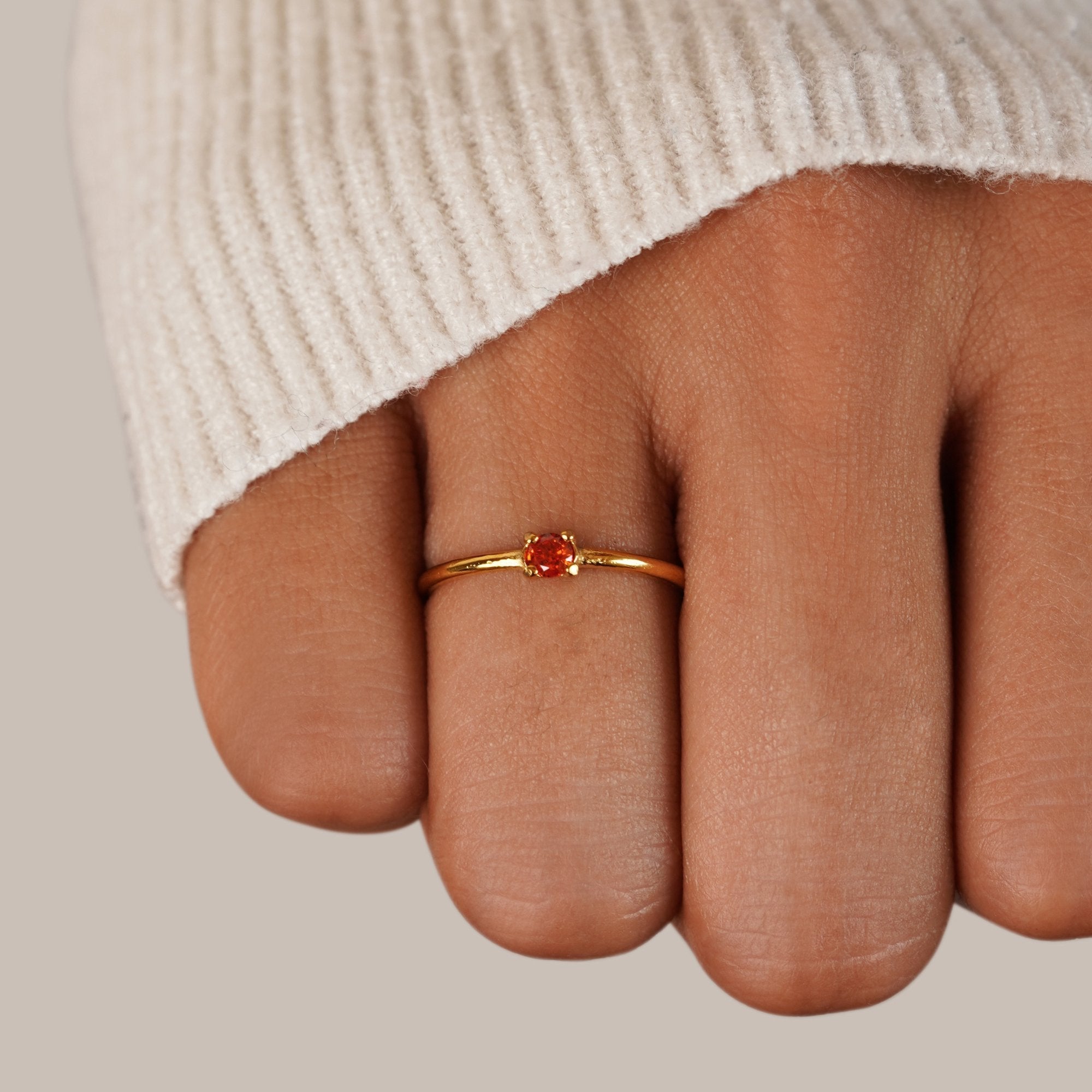 Geboorte-ringen 18K verguld