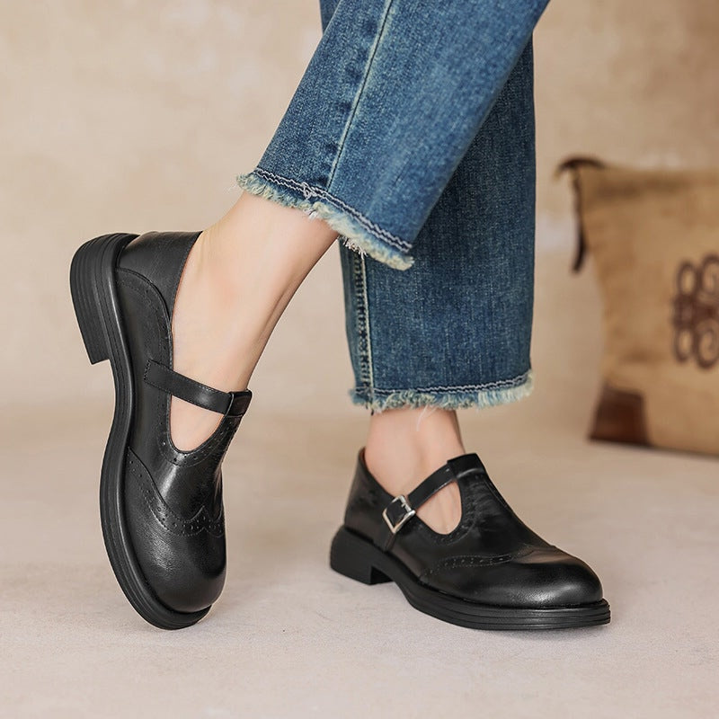 Eleganti Mary Janes in Pelle