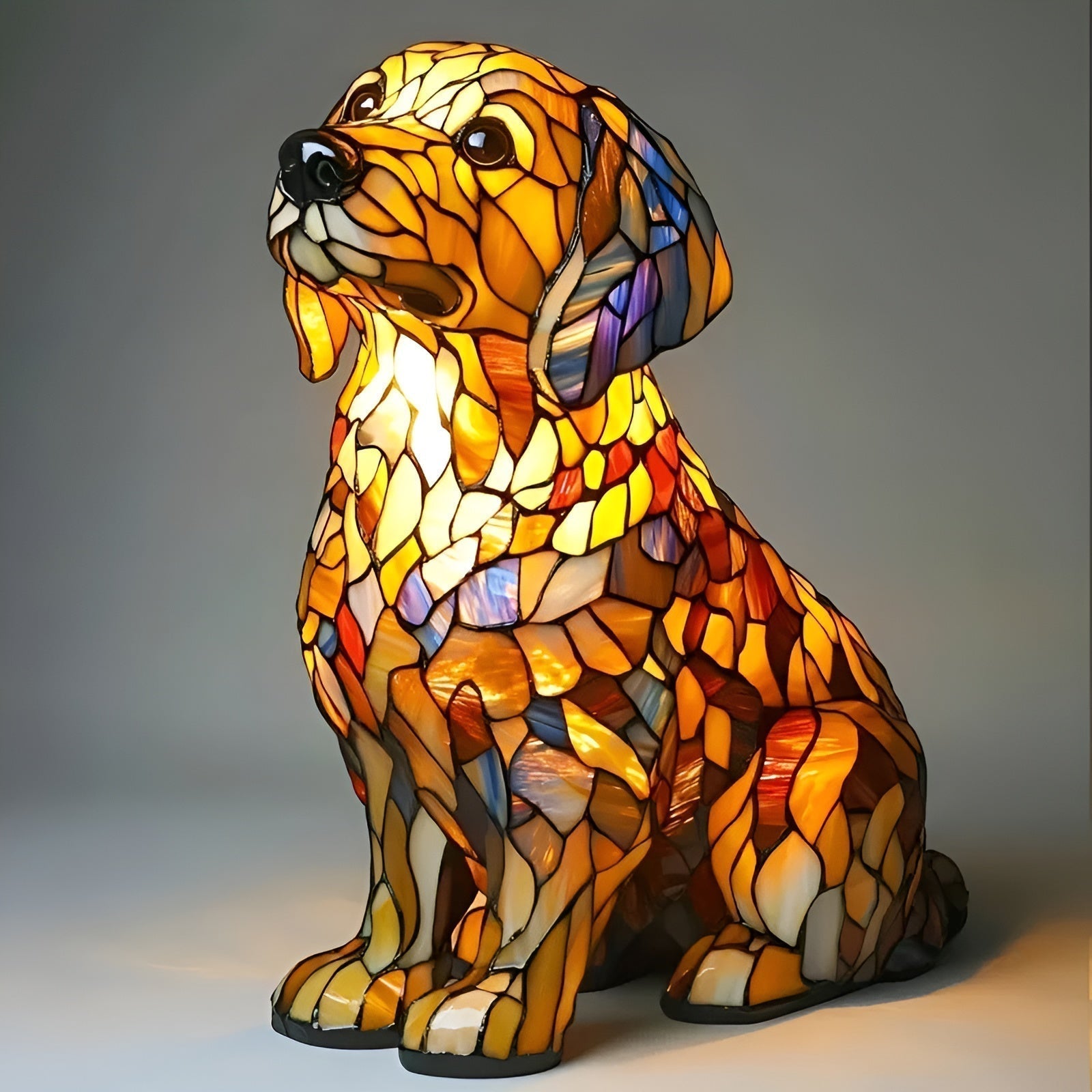 Pompom – Spirituele Golden Retriever Lamp
