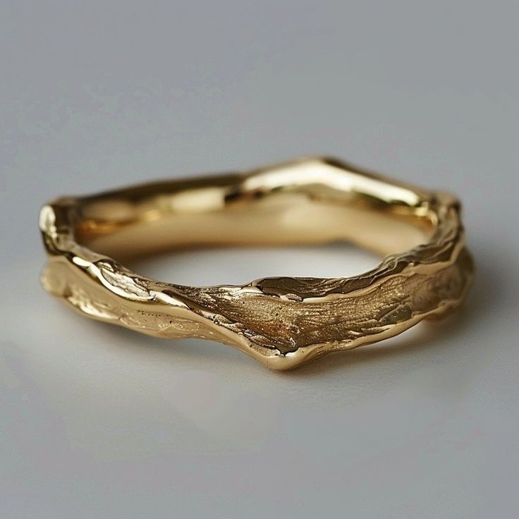 Vintage ring in geelgoud