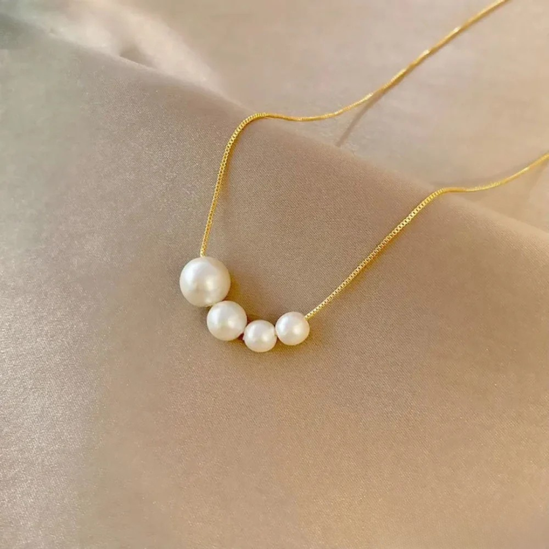 Gouden parel Verswaterketting
