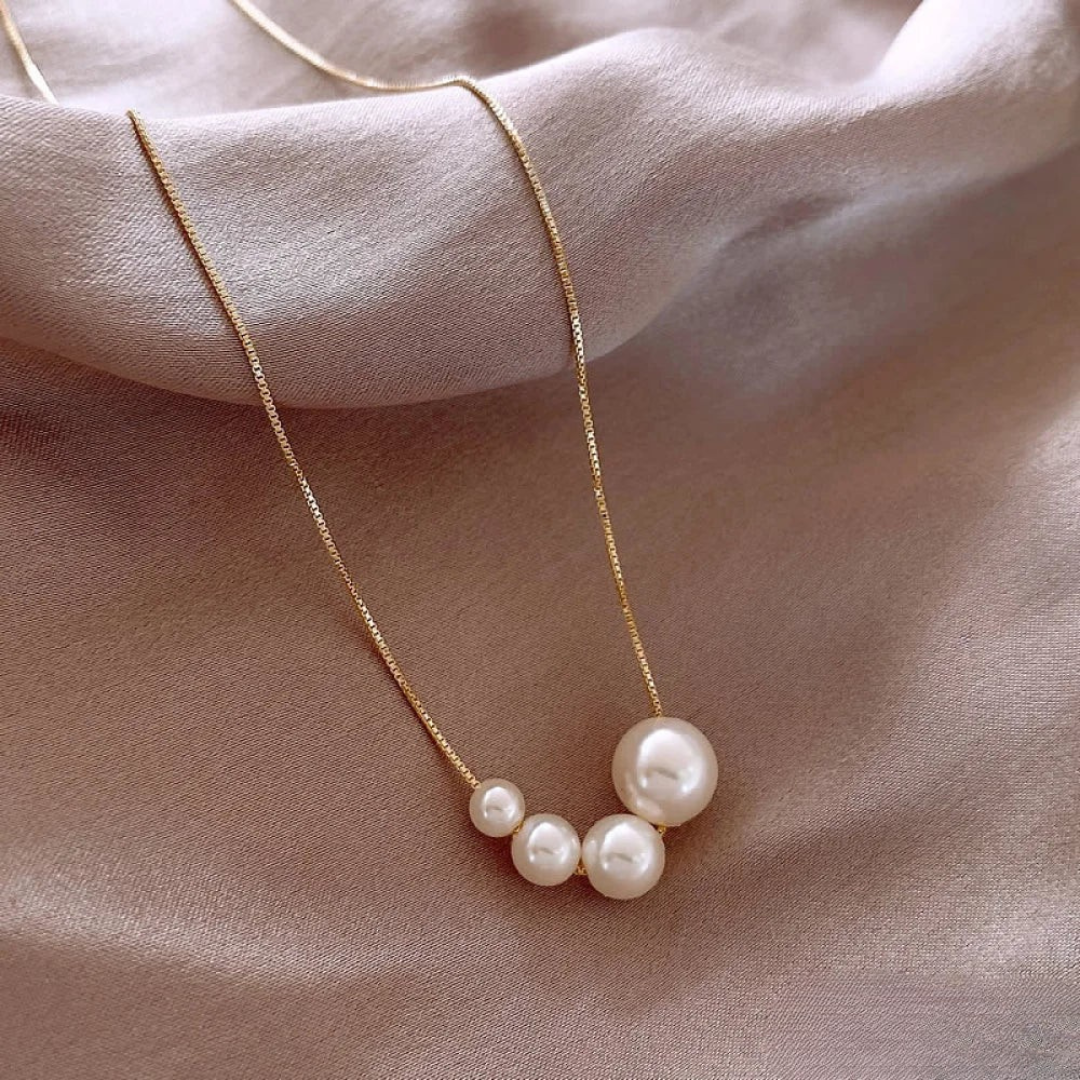Gouden parel Verswaterketting