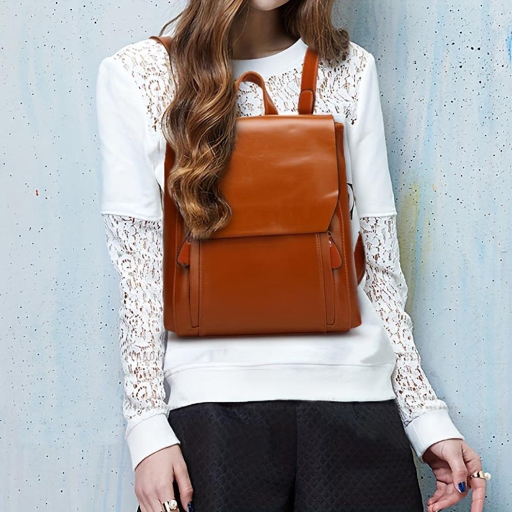 Hannelore – Vintage rugzak-handtas met gewatteerd motief