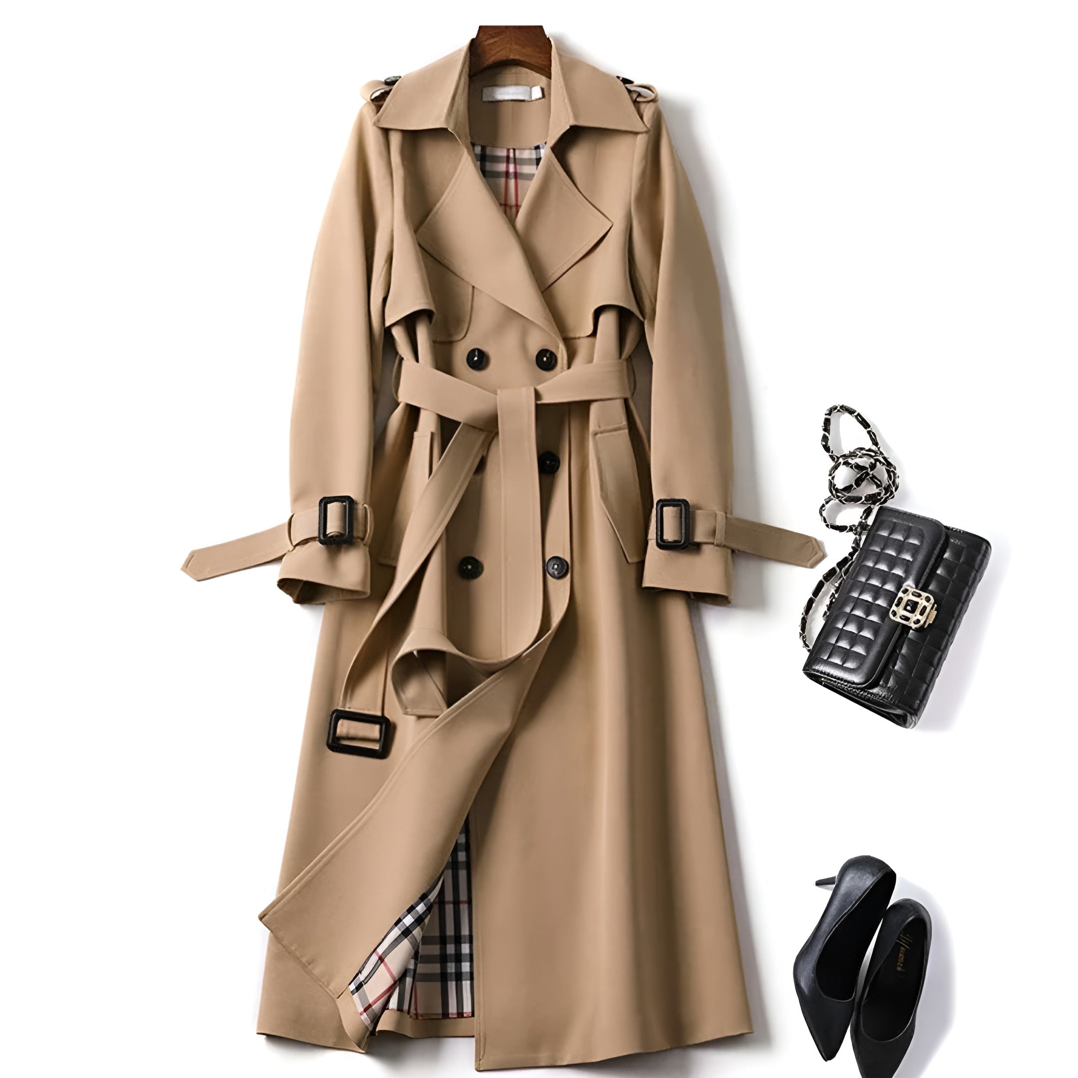 Tijdloze elegante trenchcoat