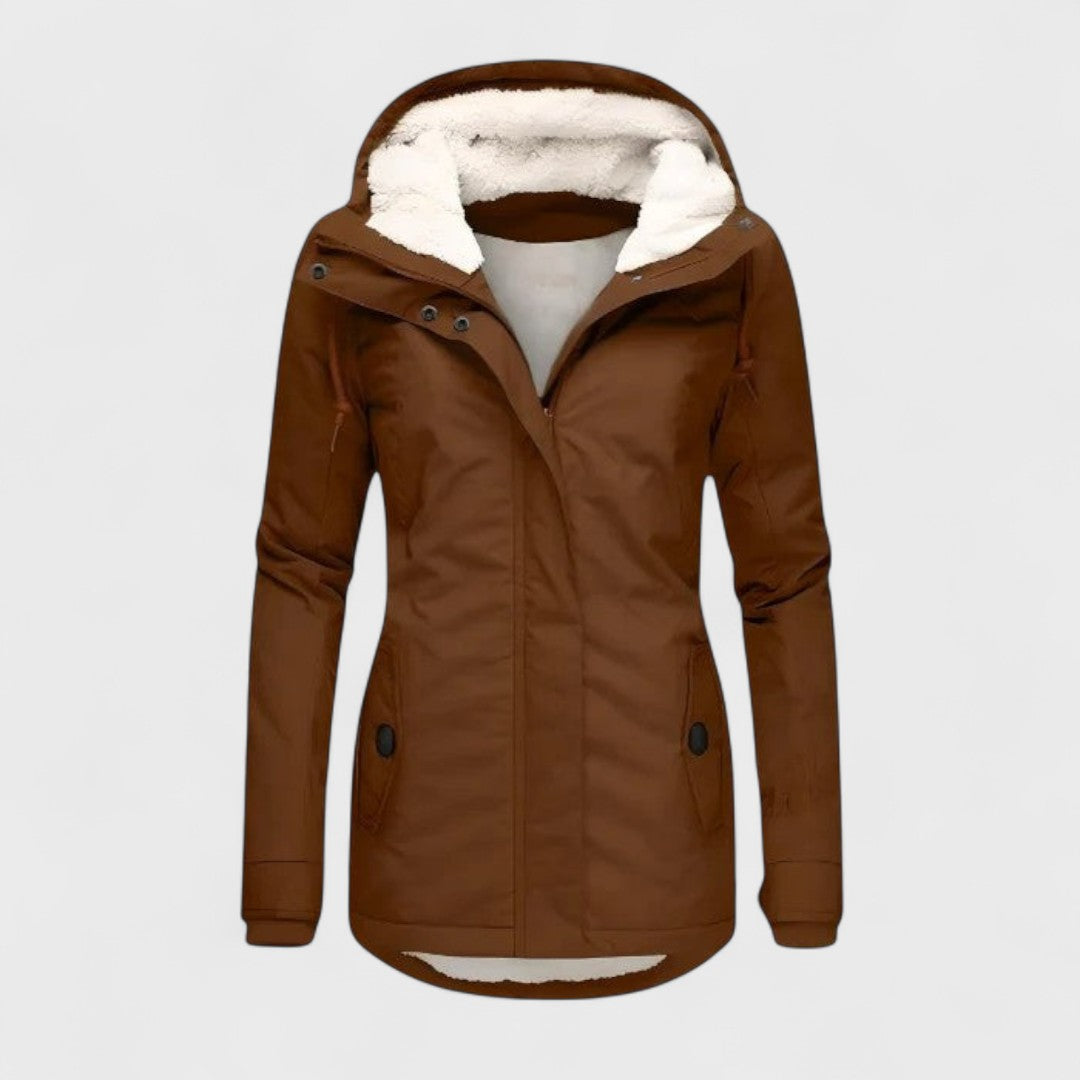 Waterdichte winterjas met capuchon