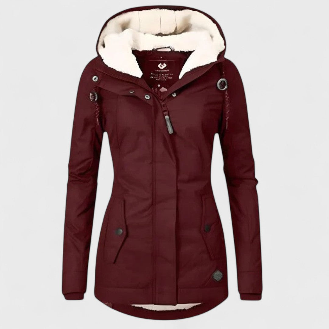 Waterdichte winterjas met capuchon