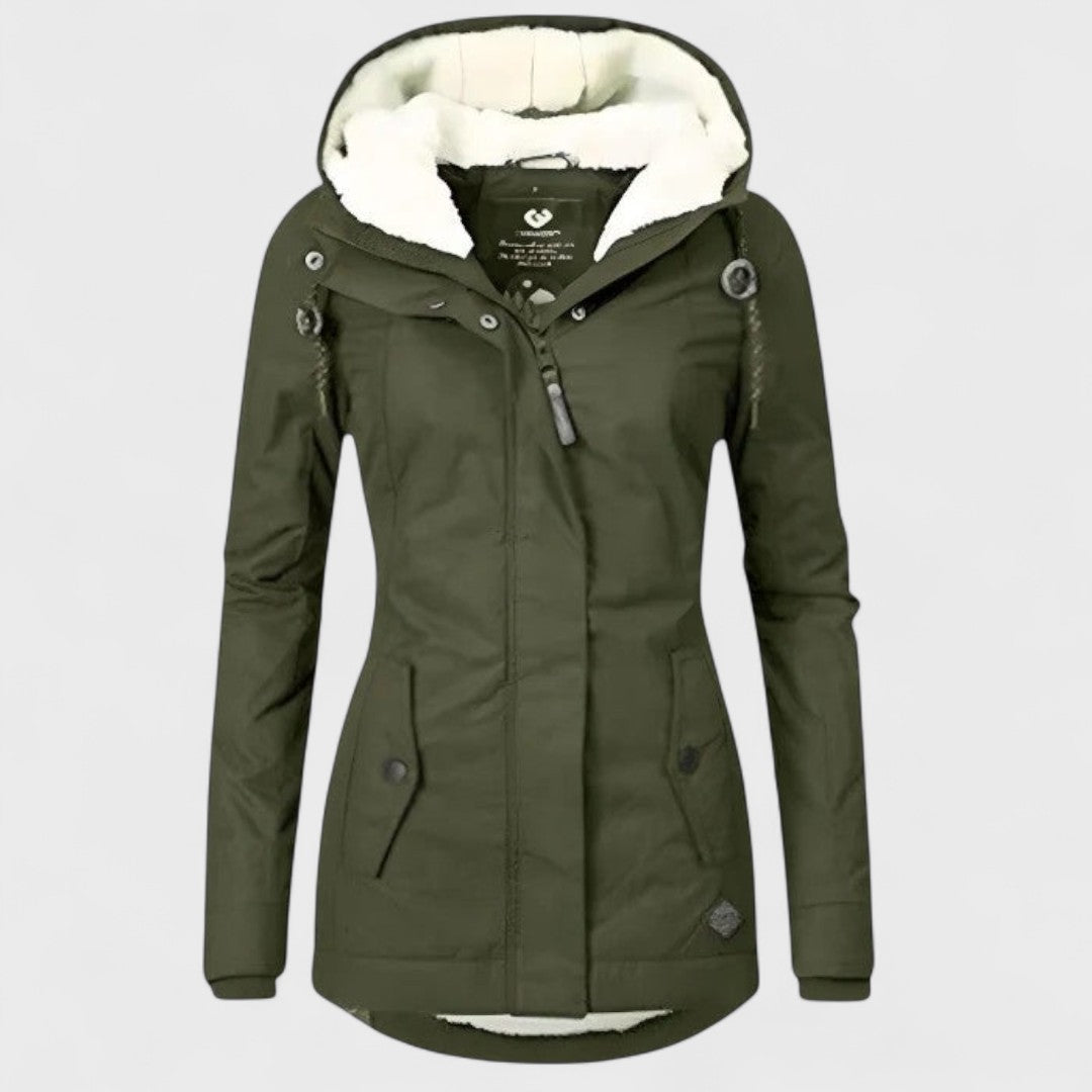 Waterdichte winterjas met capuchon