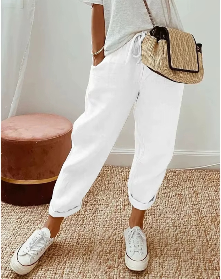 Pantaloni di lino