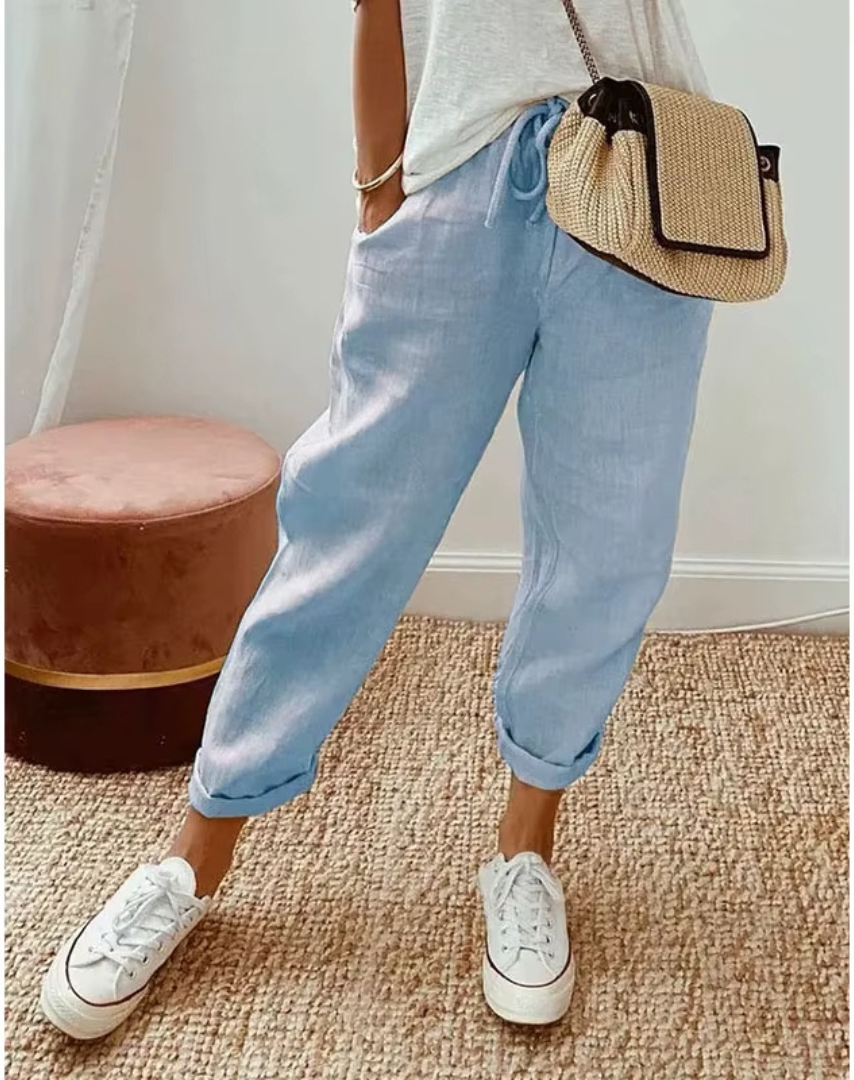 Pantaloni di lino