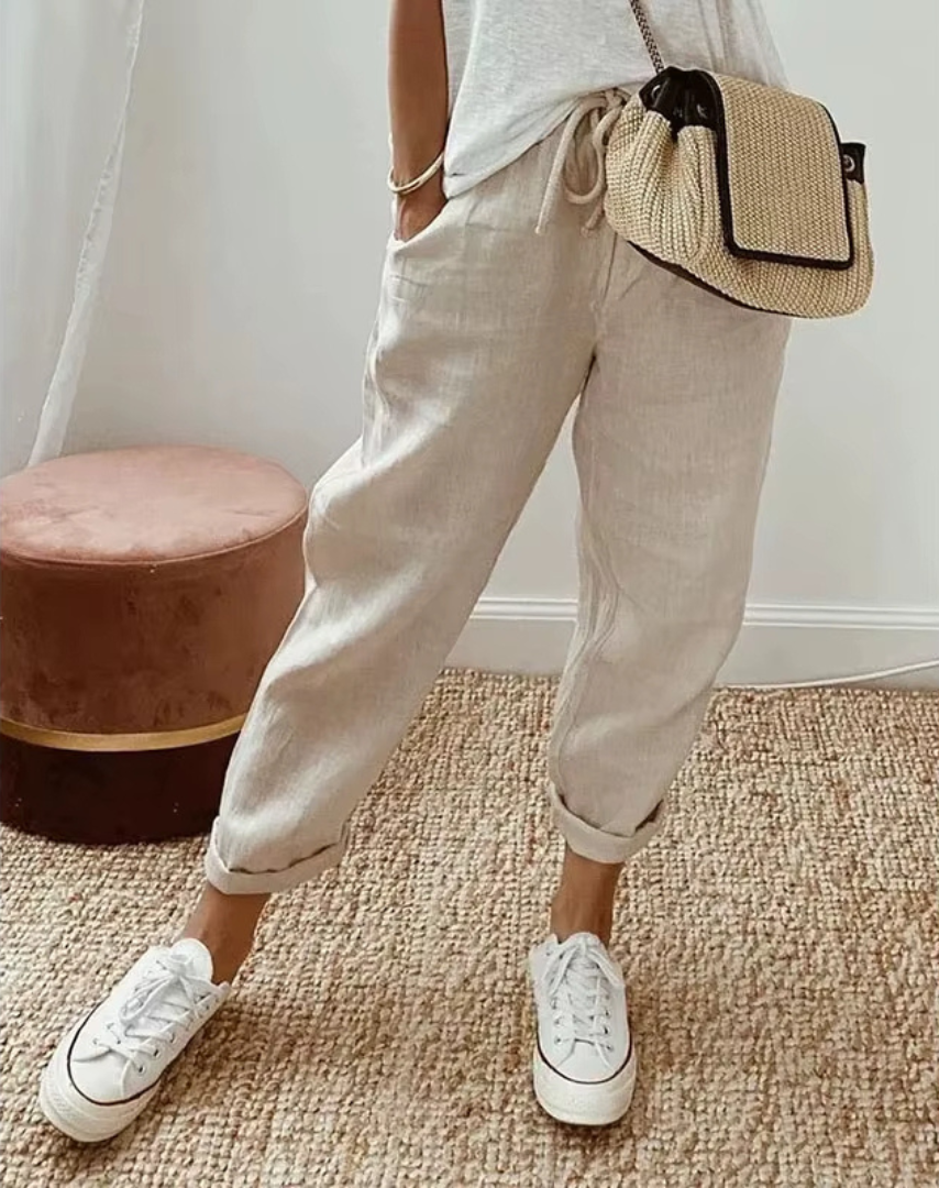 Pantaloni di lino