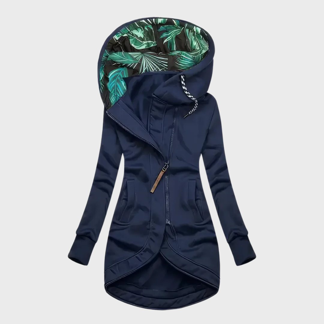 Elegante en warme winterjas met capuchon