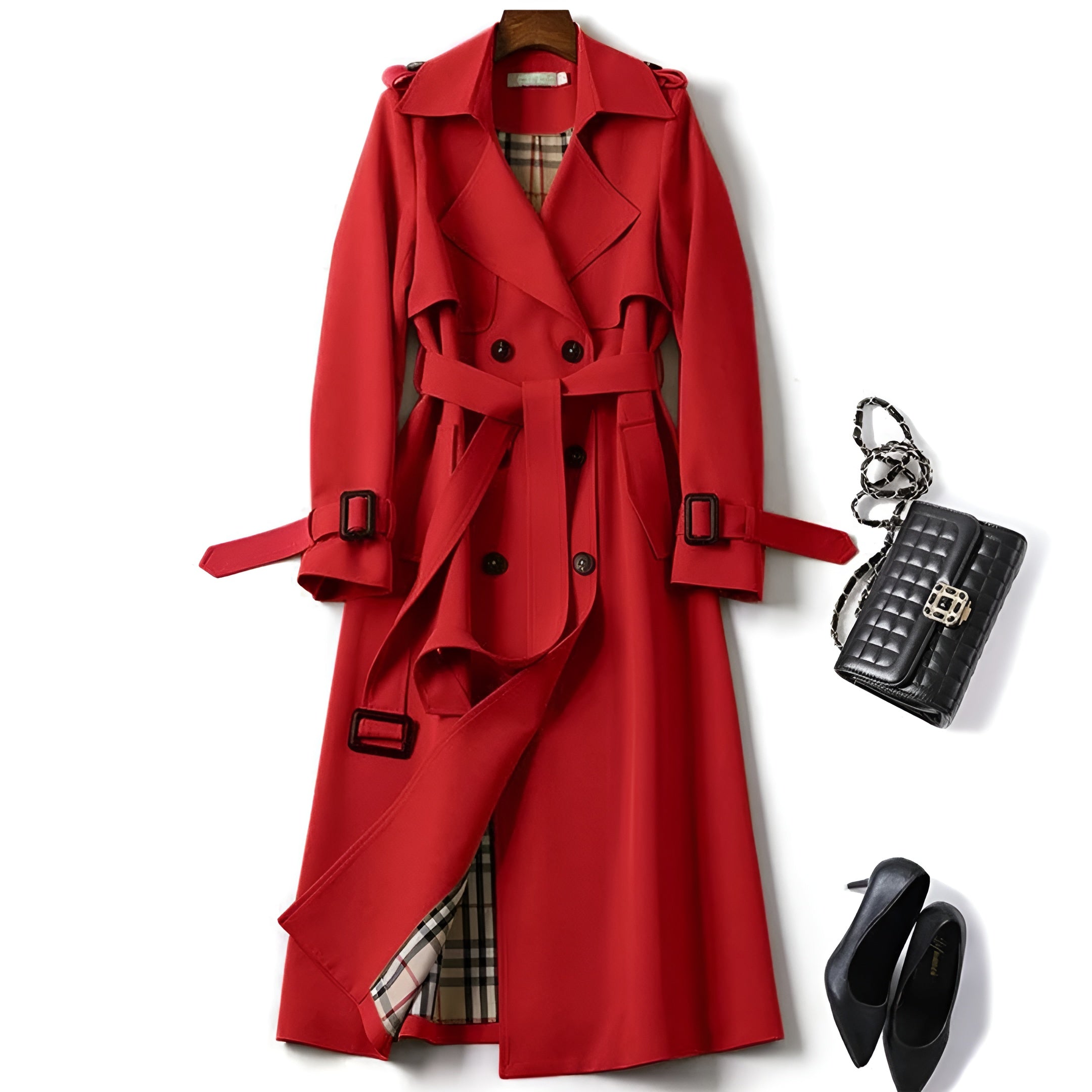 Tijdloze elegante trenchcoat