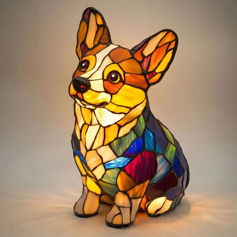 Pitchou – Stralende Corgi Lamp