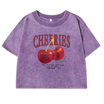 Retro Cherry Crop Top