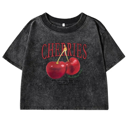 Retro Cherry Crop Top