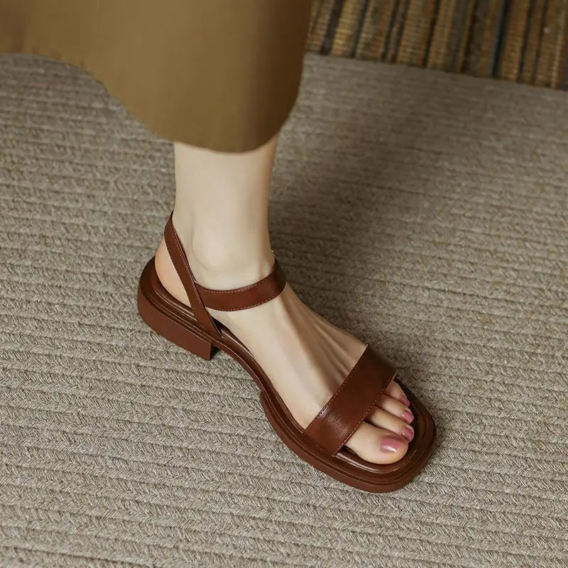 Sandali in pelle Juneya