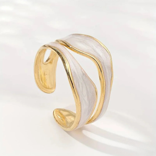 Droom - Vintage witgouden ring