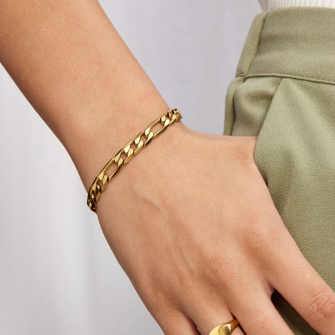 Gigi Armband – 18K verguld, 7 mm