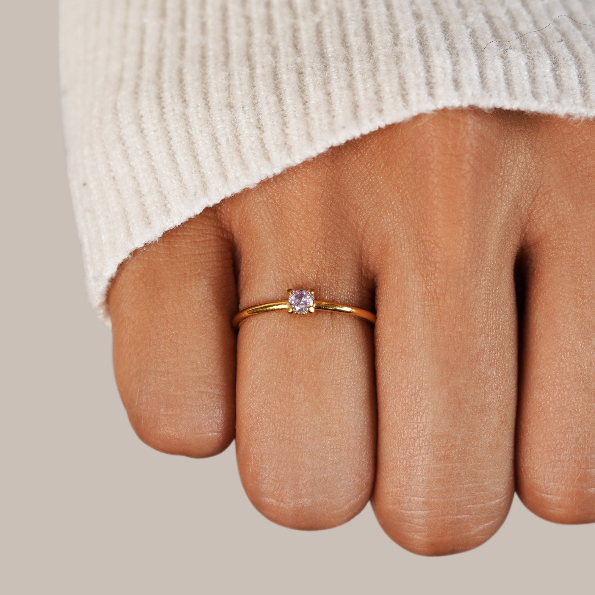 Geboorte-ringen 18K verguld