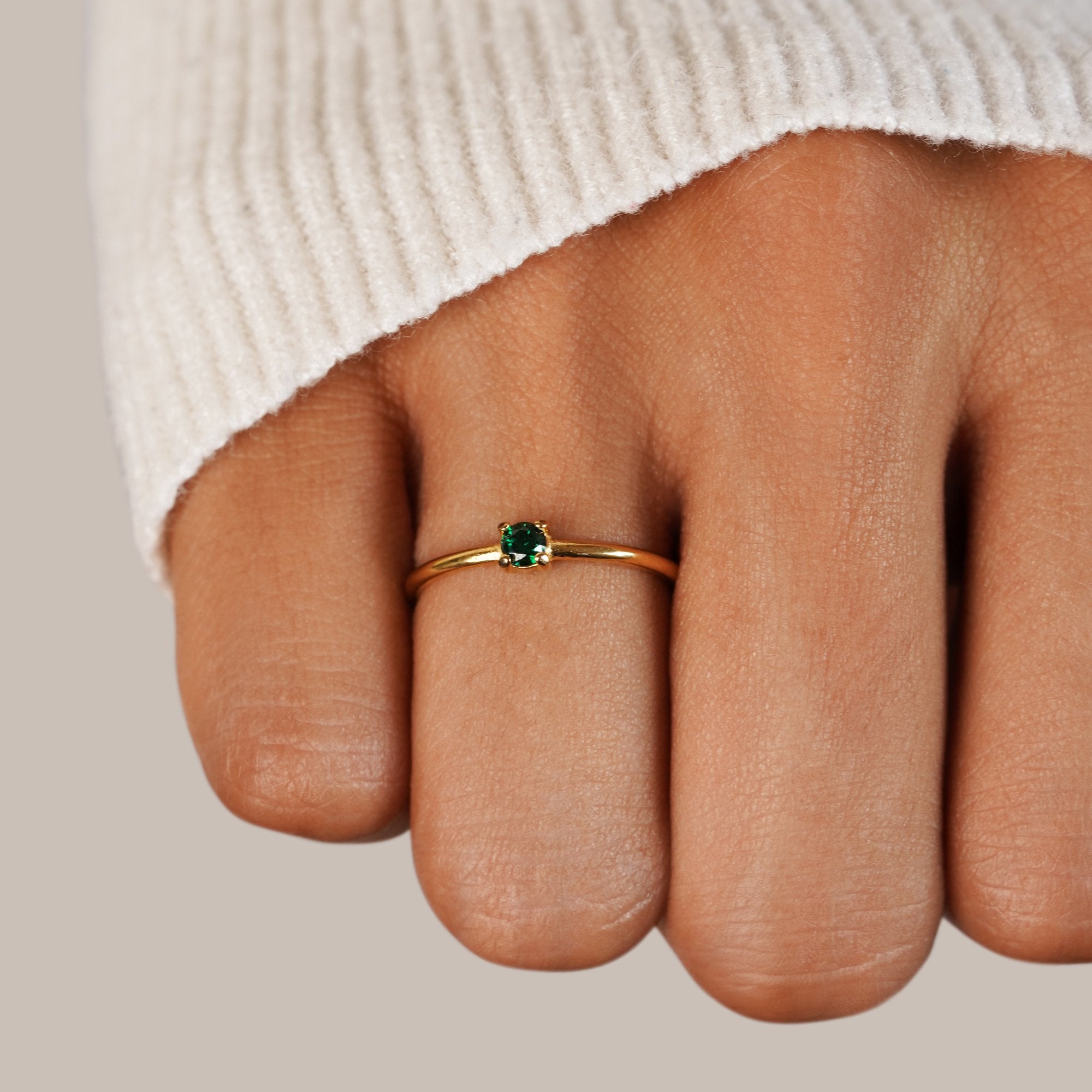 Geboorte-ringen 18K verguld