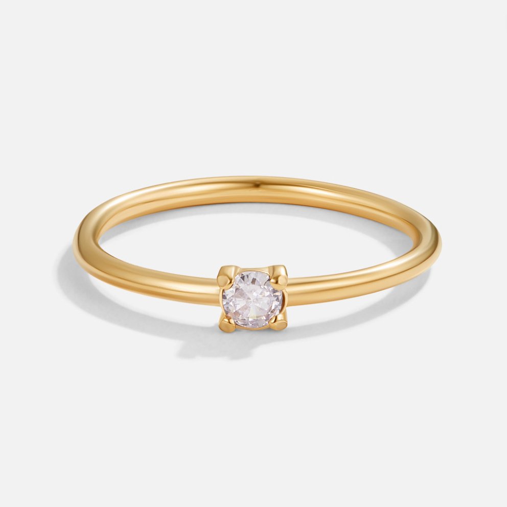Geboorte-ringen 18K verguld