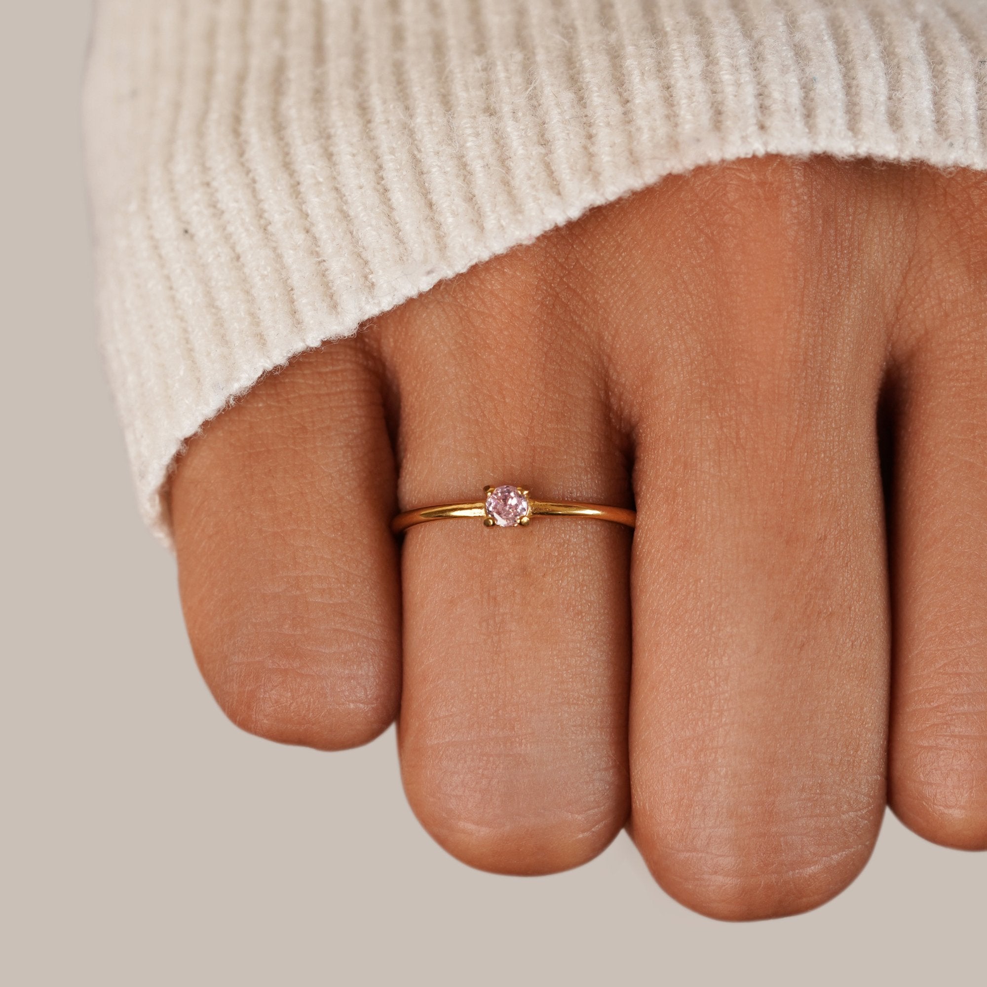 Geboorte-ringen 18K verguld