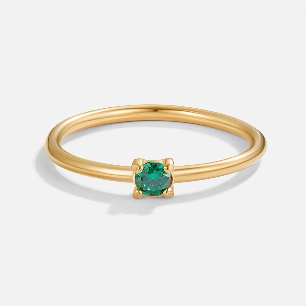 Geboorte-ringen 18K verguld