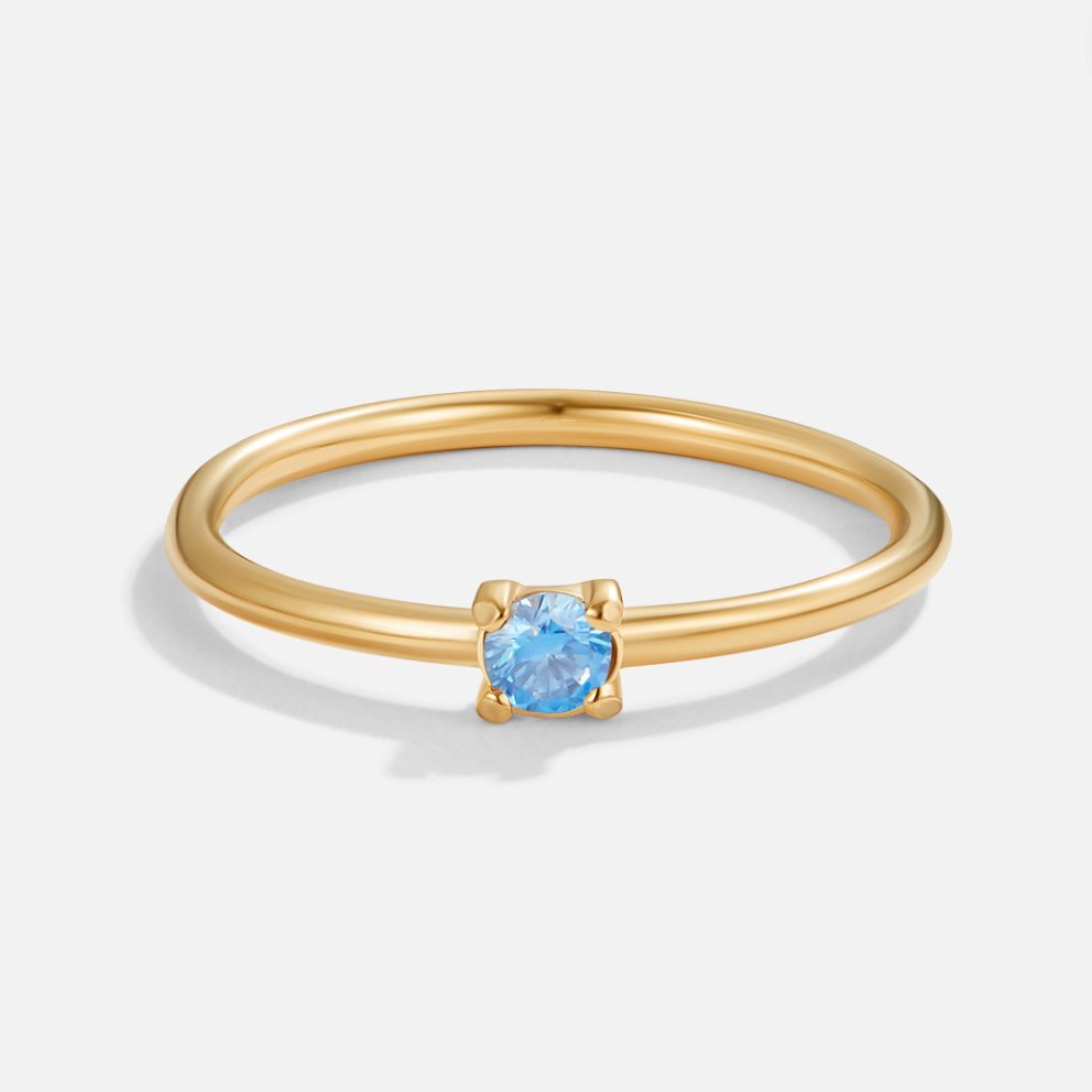 Geboorte-ringen 18K verguld