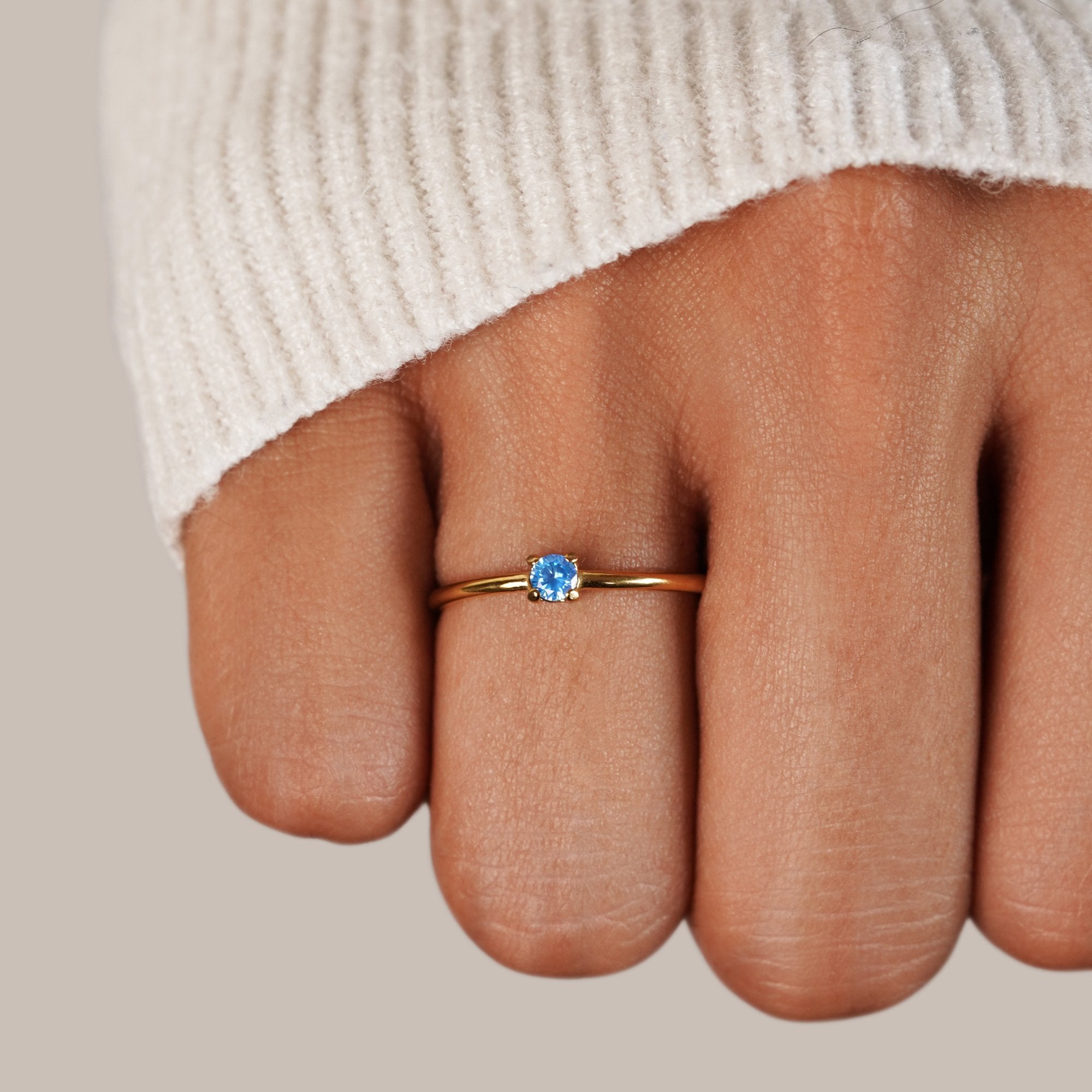 Geboorte-ringen 18K verguld