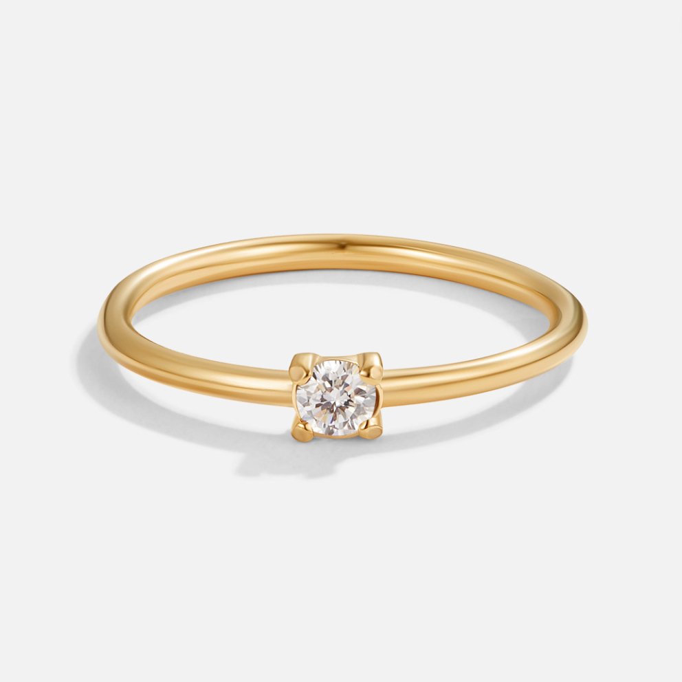 Geboorte-ringen 18K verguld