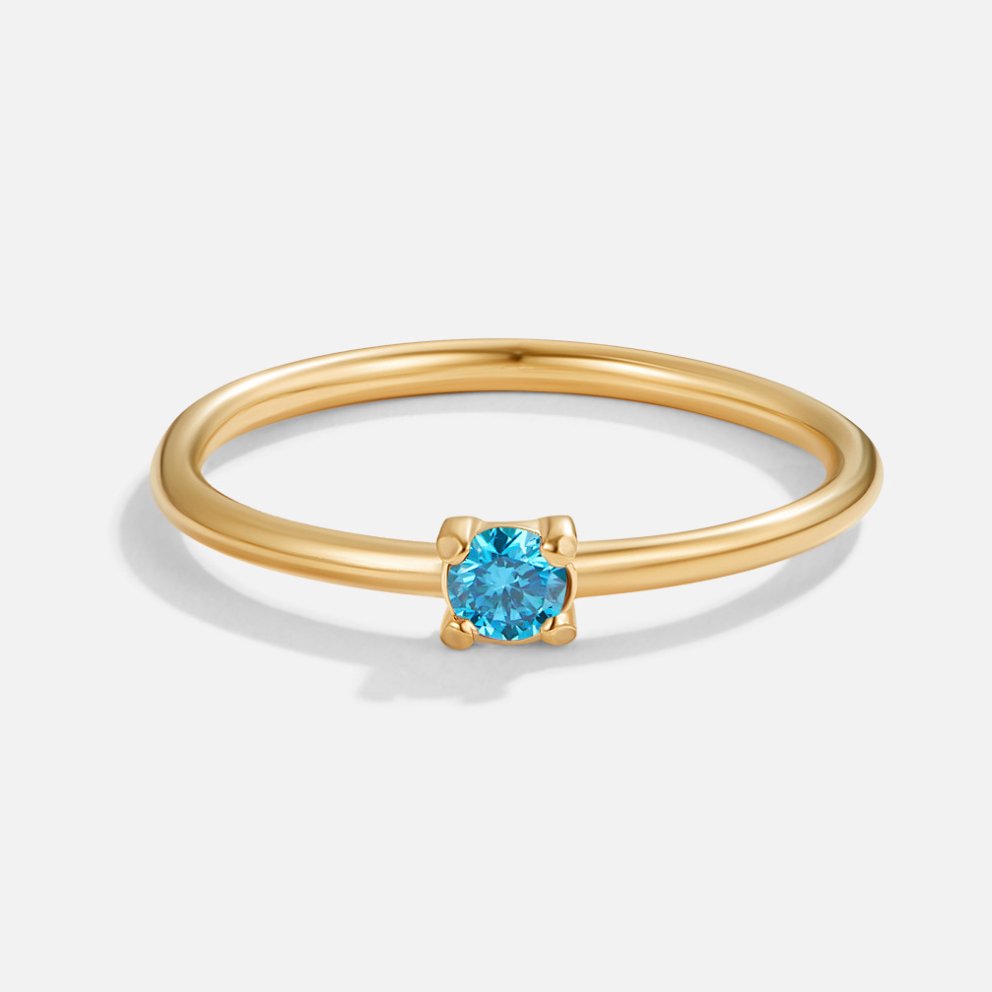 Geboorte-ringen 18K verguld