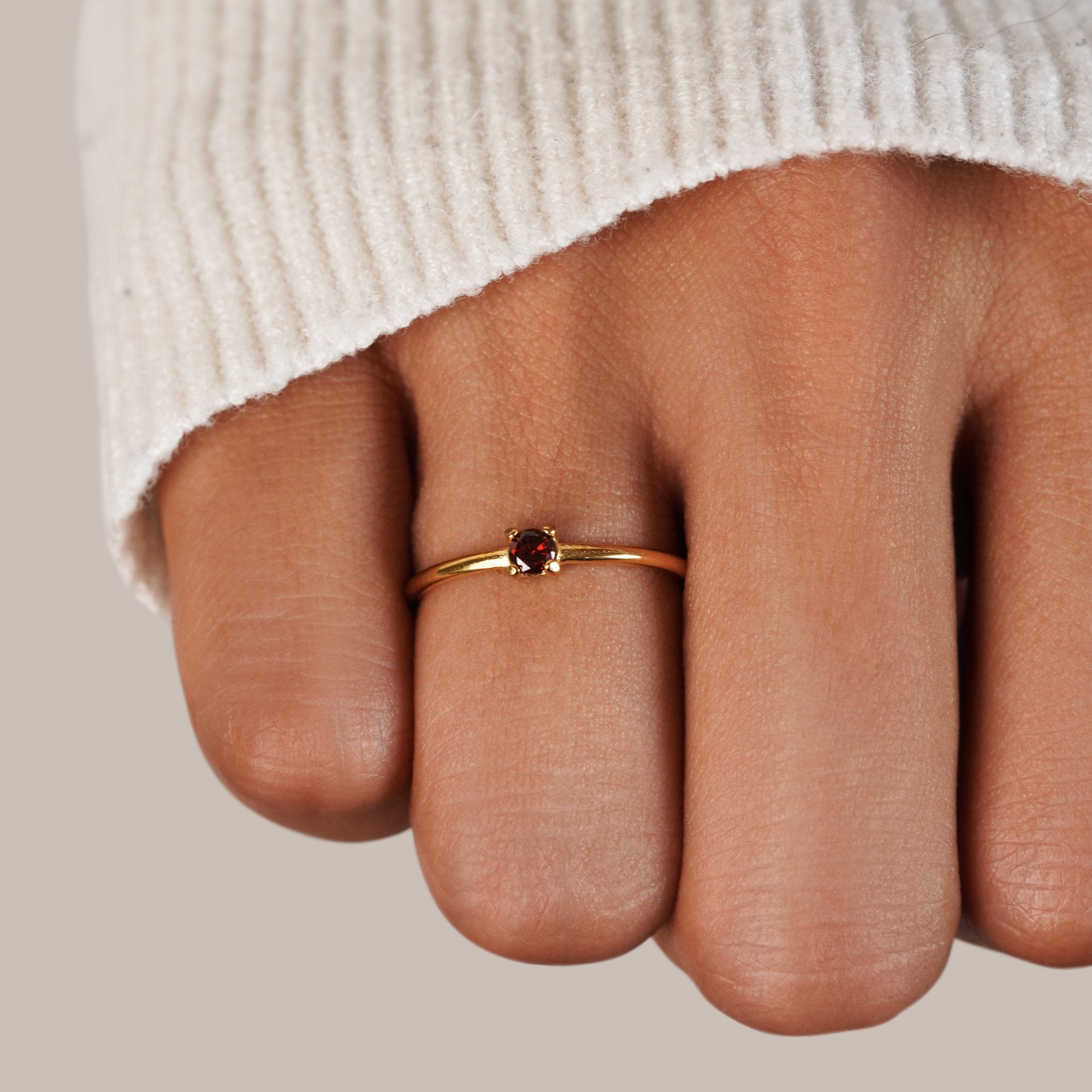 Geboorte-ringen 18K verguld