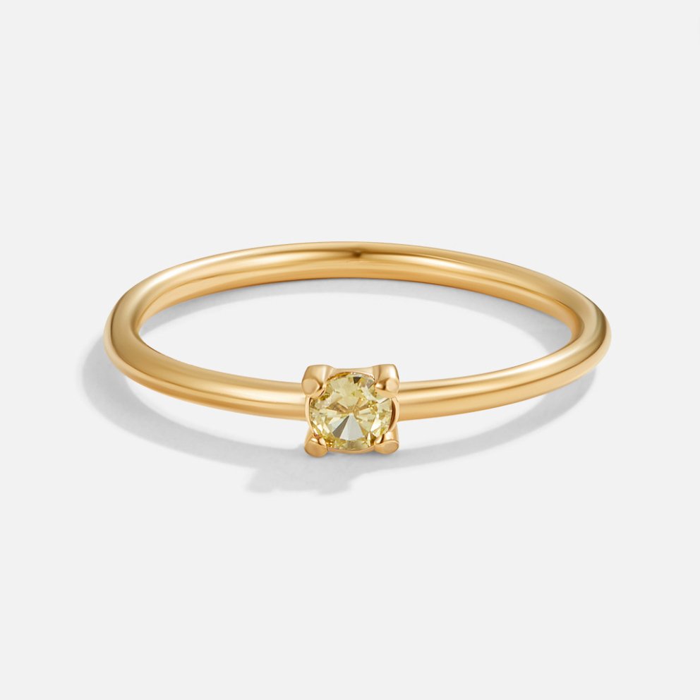 Geboorte-ringen 18K verguld