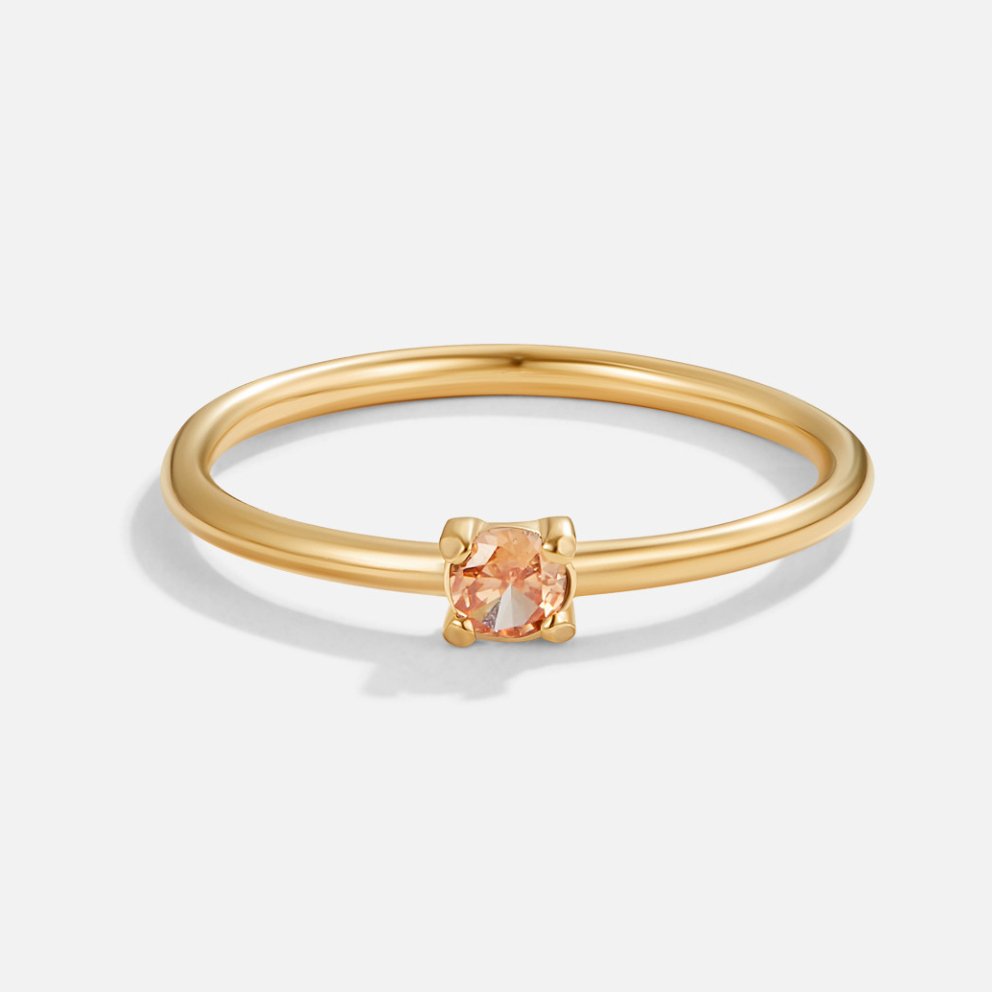 Geboorte-ringen 18K verguld