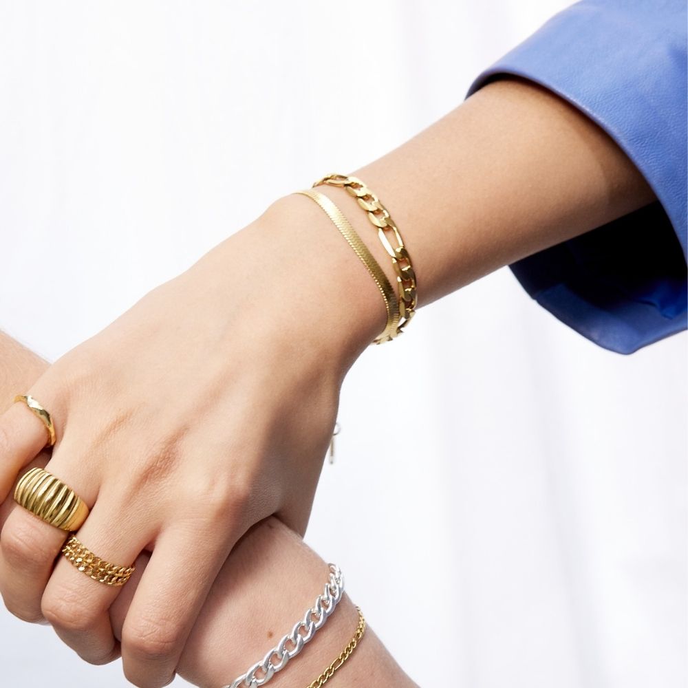 Gigi Armband – 18K verguld, 7 mm