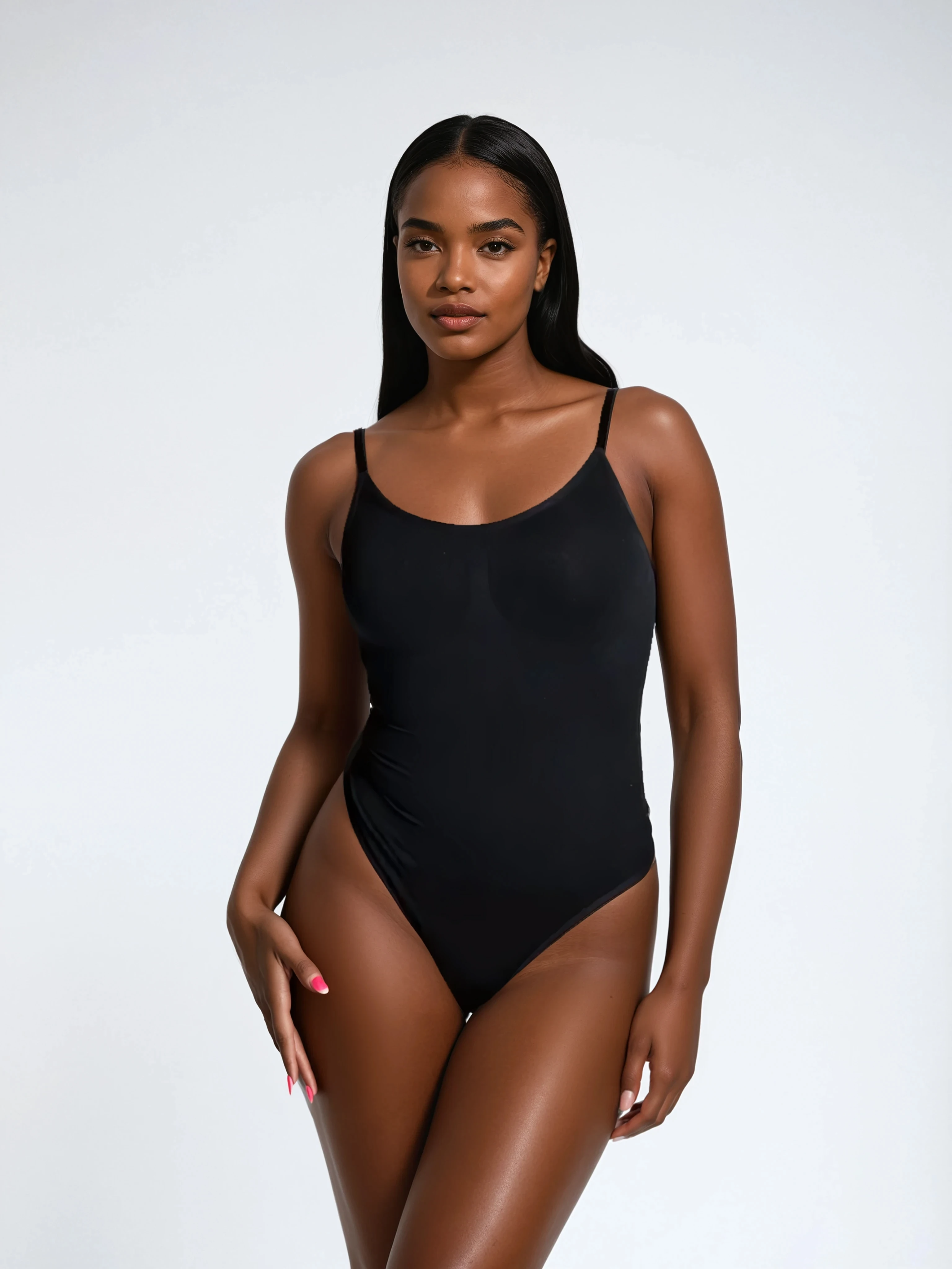 Vormende Bodysuit met Fijne Bandjes
