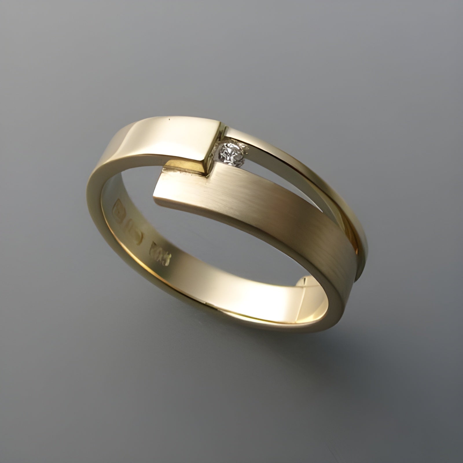 Mooie vintage gouden ring