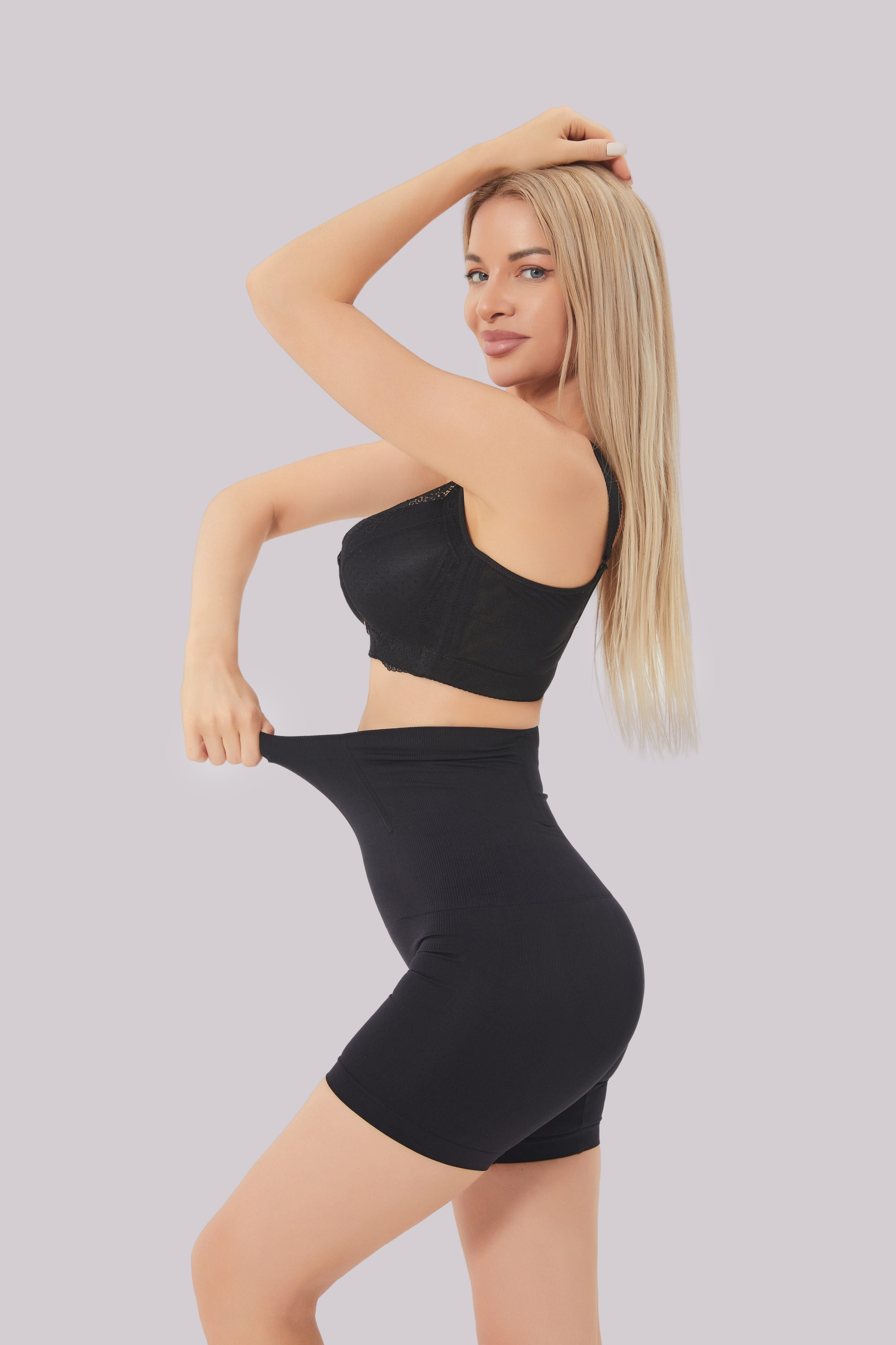 High-Waisted Shaper Shorts