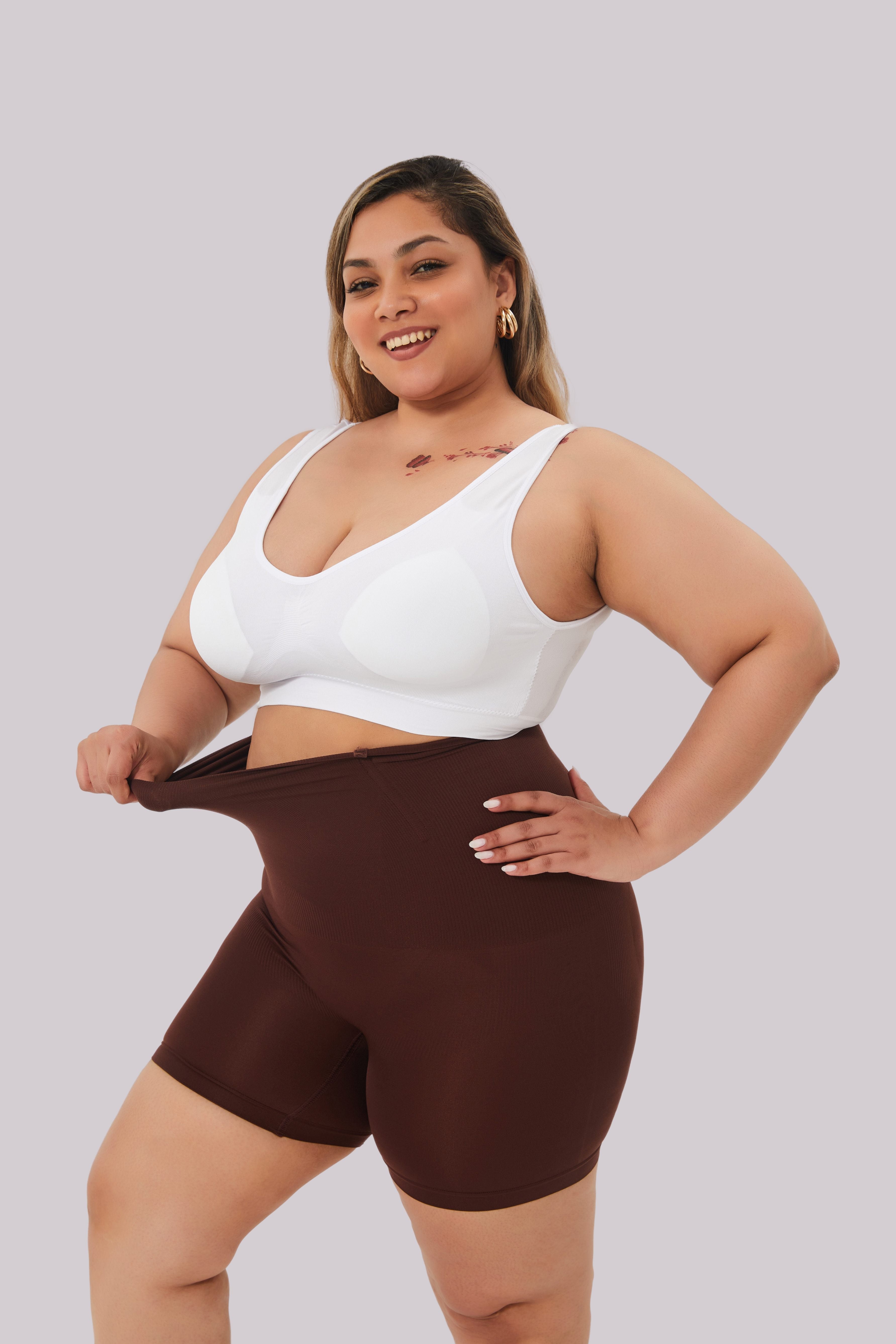 High-Waisted Shaper Shorts