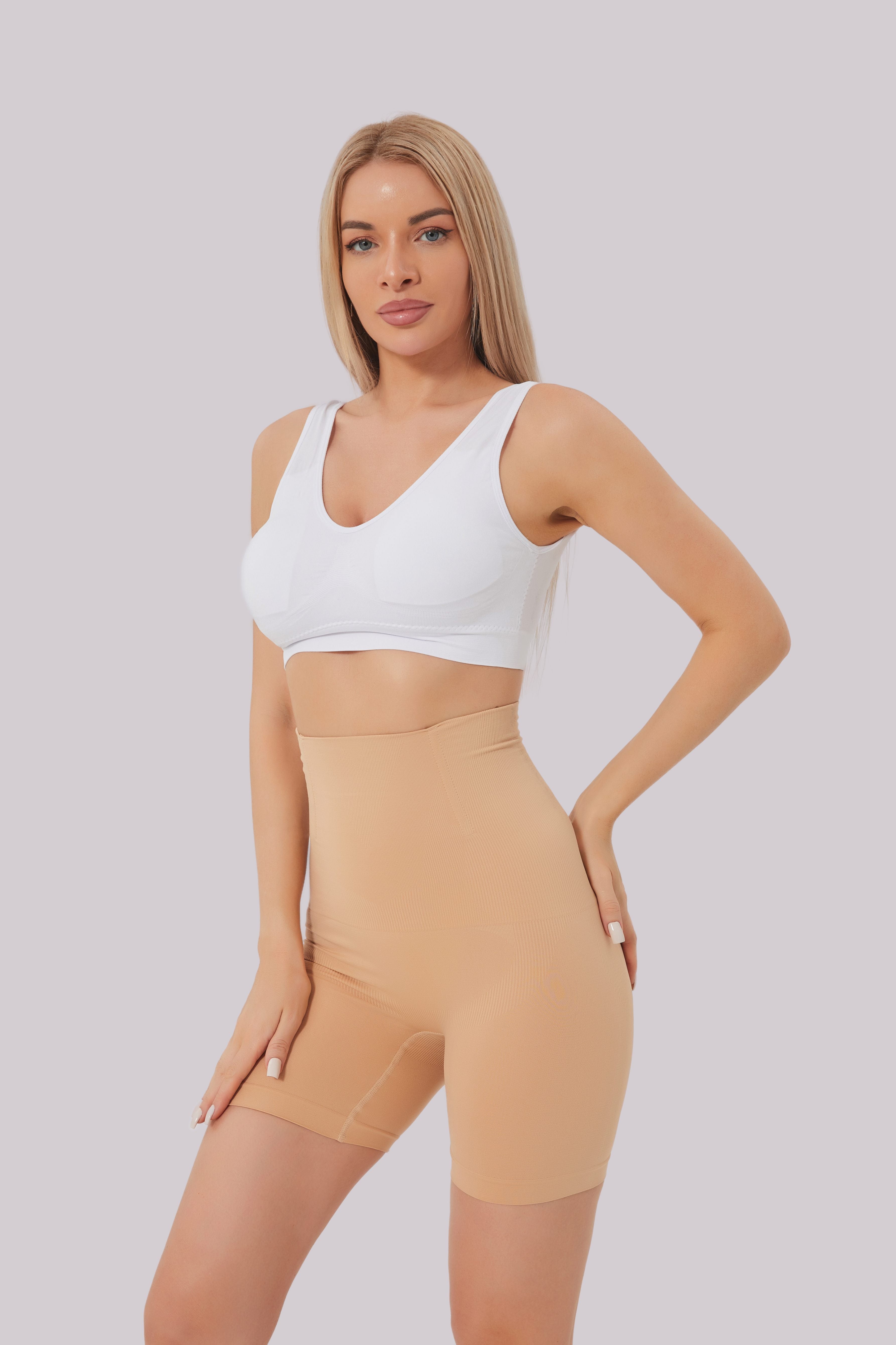 High-Waisted Shaper Shorts