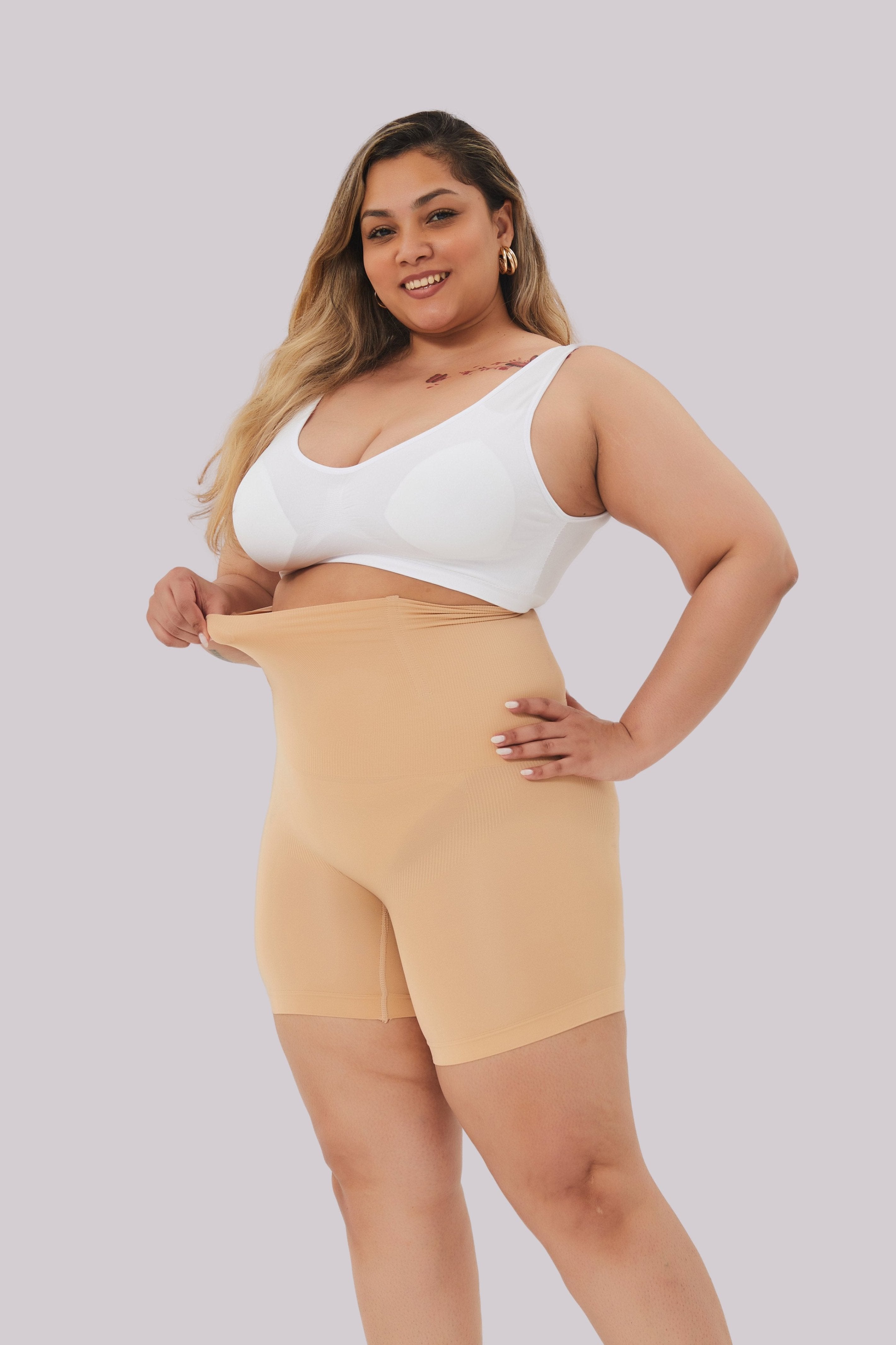 High-Waisted Shaper Shorts