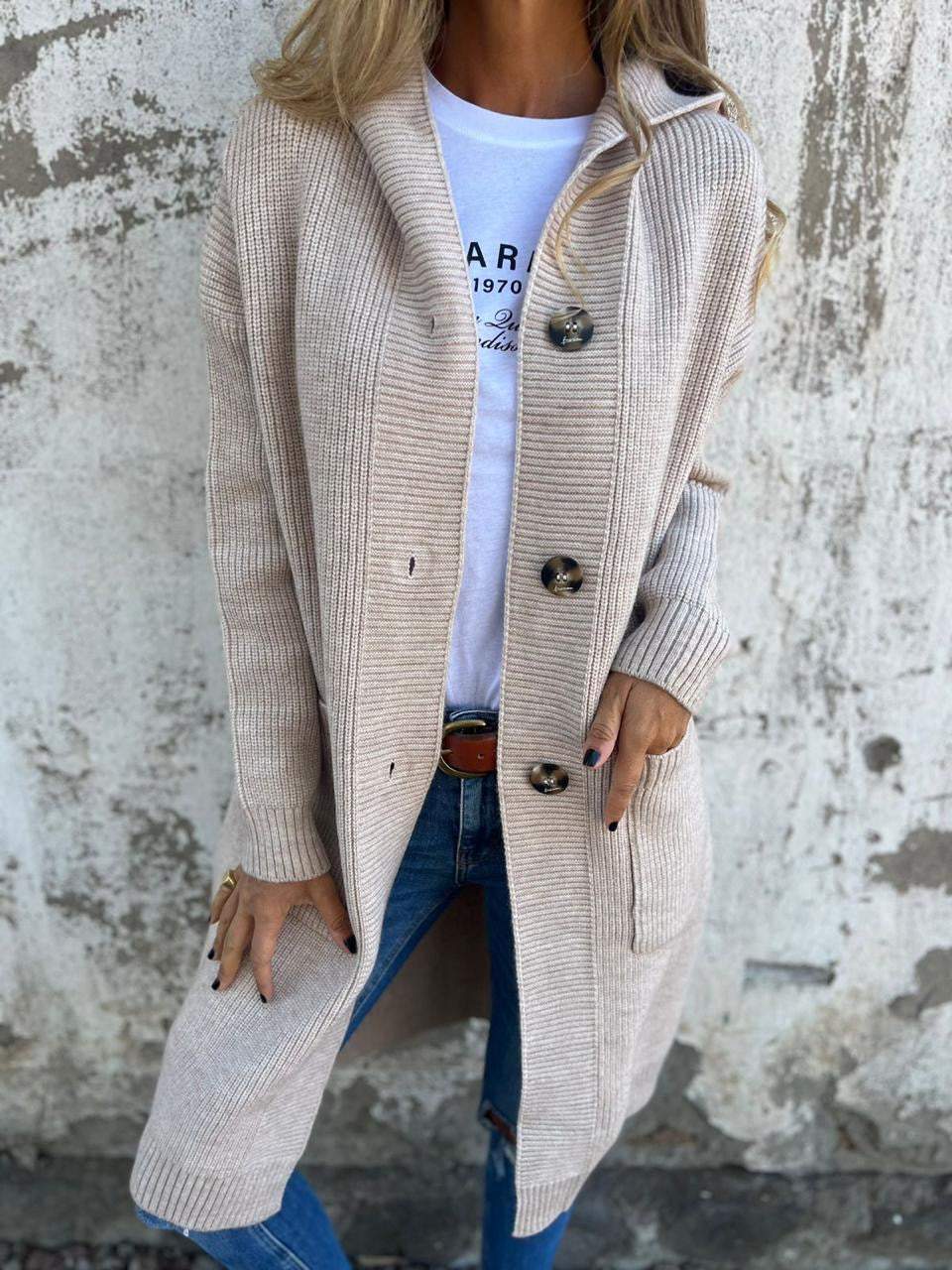 Elegante lange cardigan