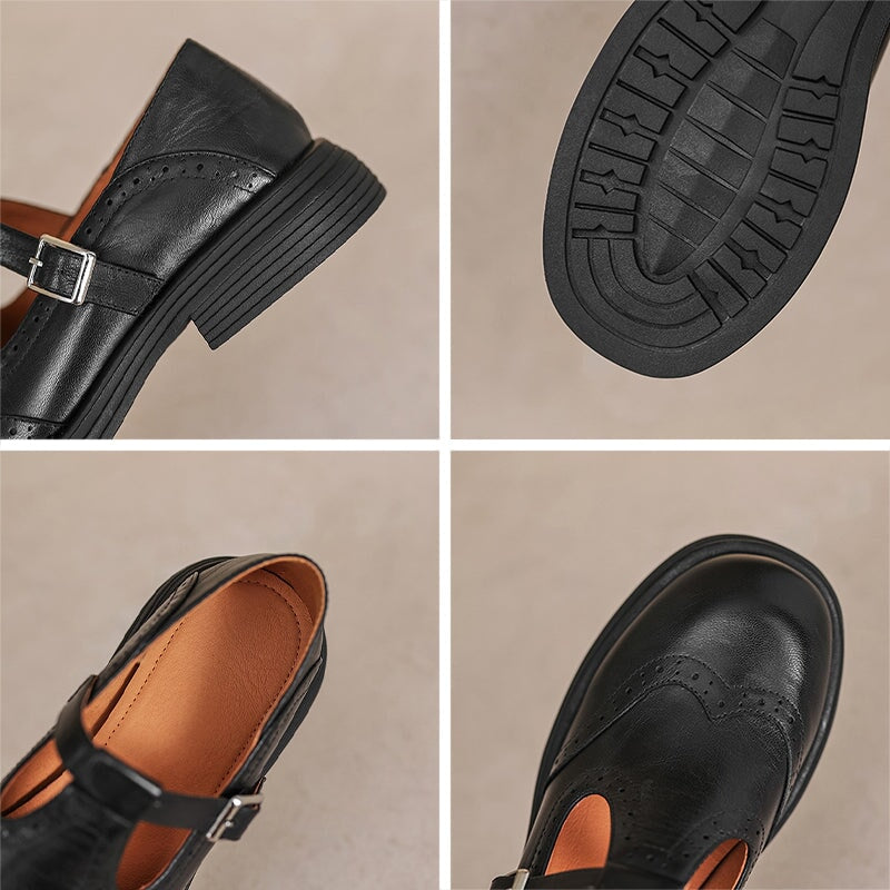 Eleganti Mary Janes in Pelle