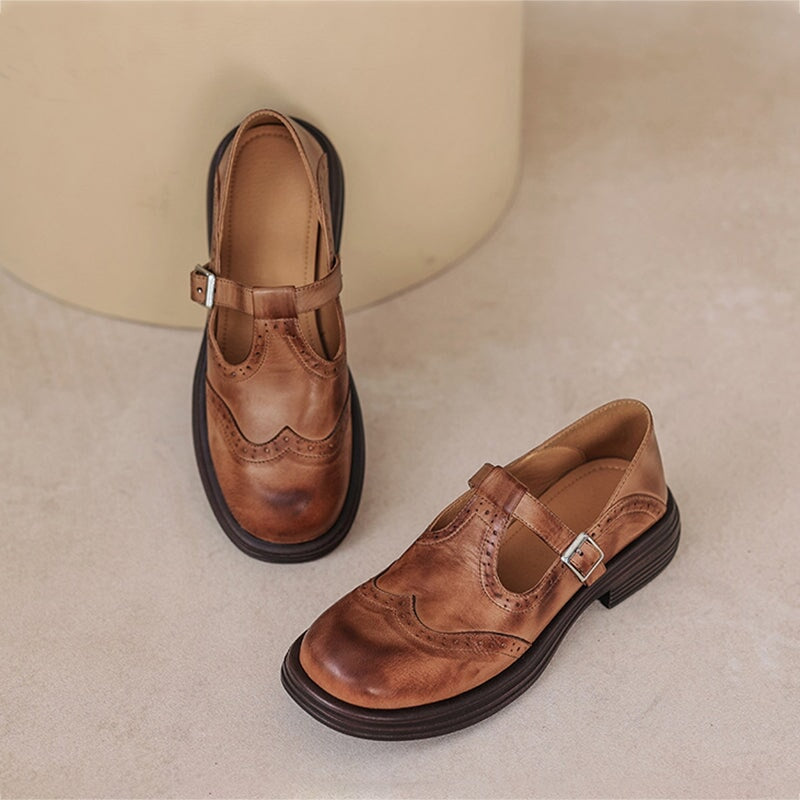 Eleganti Mary Janes in Pelle