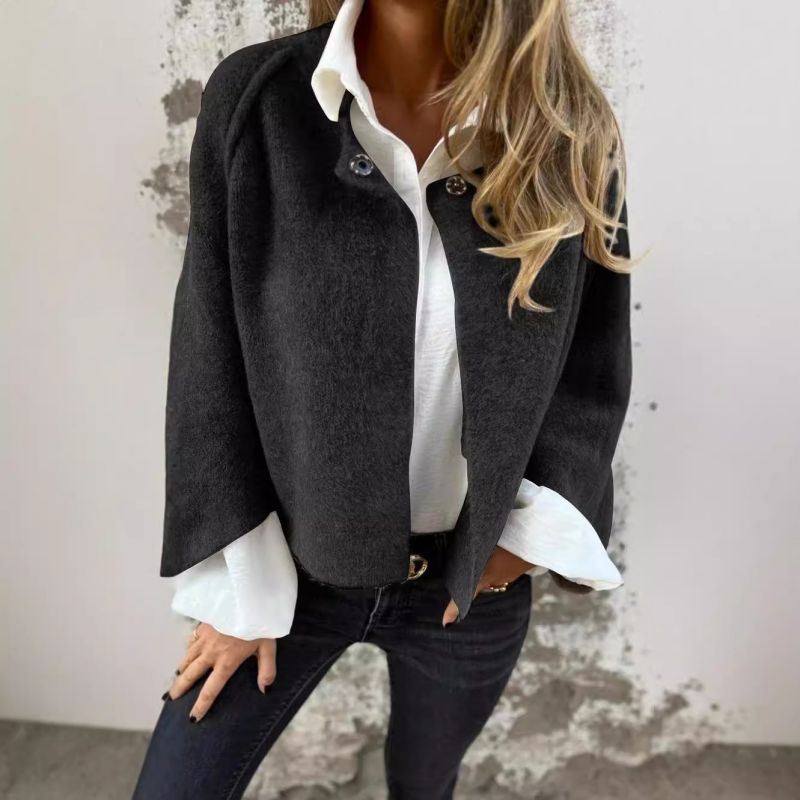 Kort elegant jasje met uitlopende mouwen